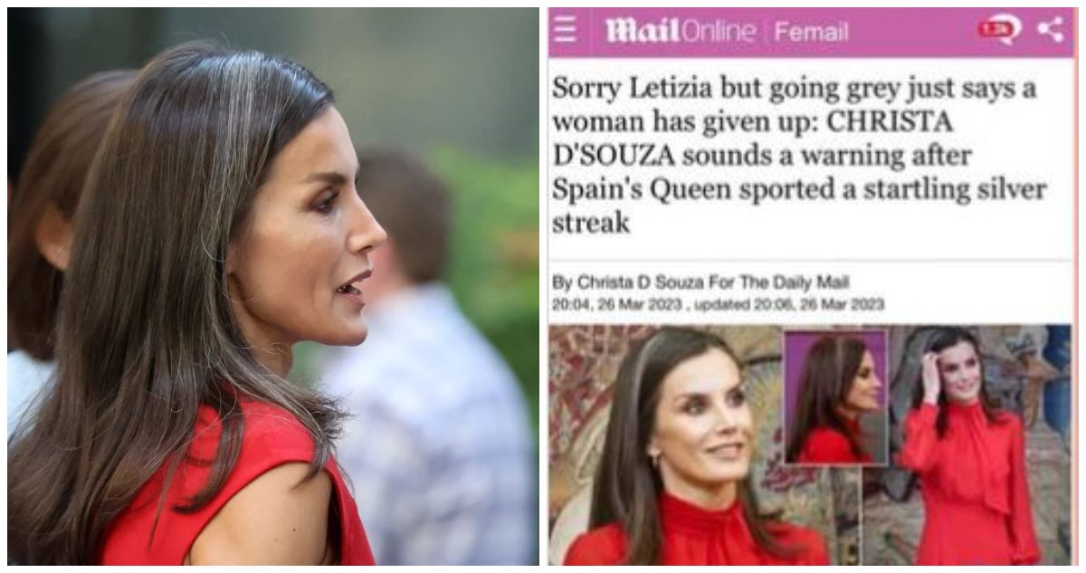 polémica por canas de reina letizia
