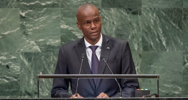 Imagen de archivo del presidente Jovenel Moïse