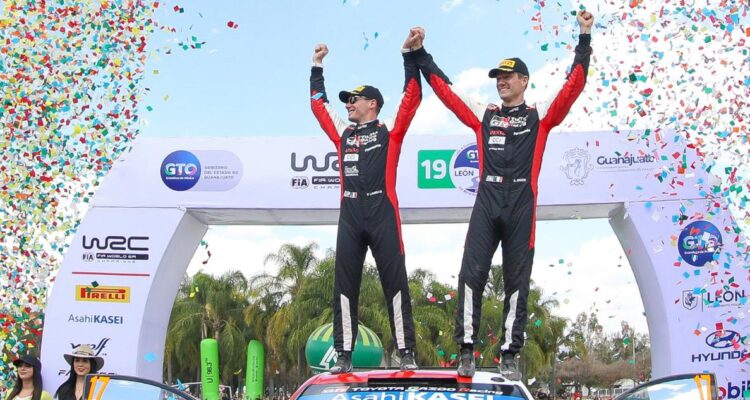 Sebastian Ogier ganó el rAlly de México del WRC