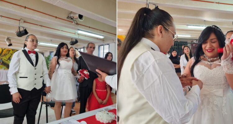 Dos reclusas contraen matrimonio al interior del Centro Penitenciario Femenino de San Miguel