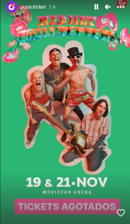 Red Hot Chili Peppers agota todas las entradas de sus dos conciertos en Chile 
