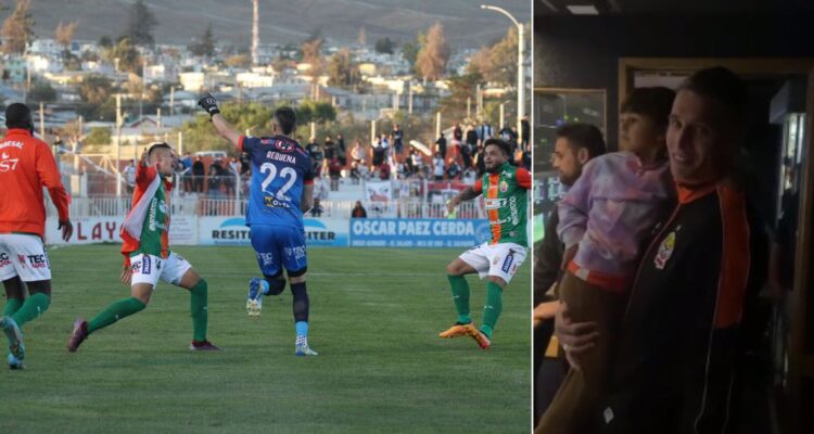 Leandro Requena disfruta su gol de arco a arco a Colo Colo