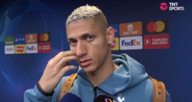 El enojo de Richarlison con su DT, Antonio Conte