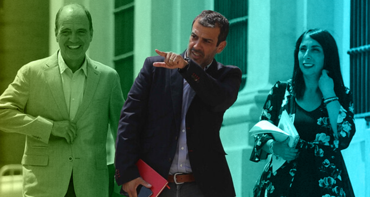 Rodrigo Delgado de visita en La Moneda a inicios de febrero.