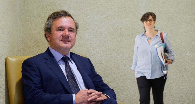 El senador Sanhueza, nuevo presidente de la Comisión de Mujer, junto a Claudia Pascual, titular saliente de la instancia parlamentaria