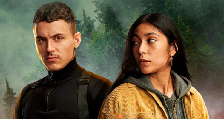 Los protagonistas de la película Sayén en el poster de la cinta.