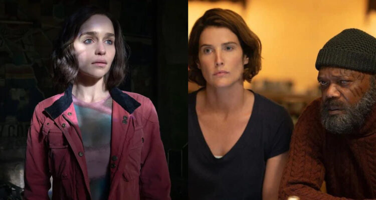 Emilia Clarke y Samuel L. Jackson en las imágenes de Secret Invasion.