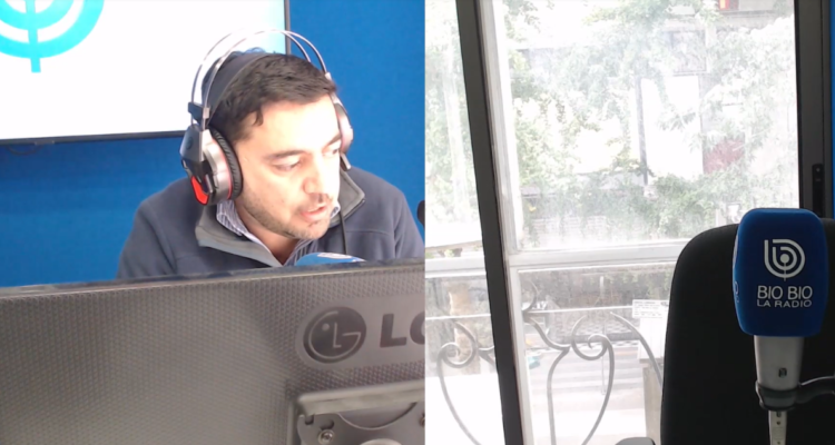 Así se registró en vivo en los estudios de Radio Bío Bío de Concepción el fuerte sismo en zona centro