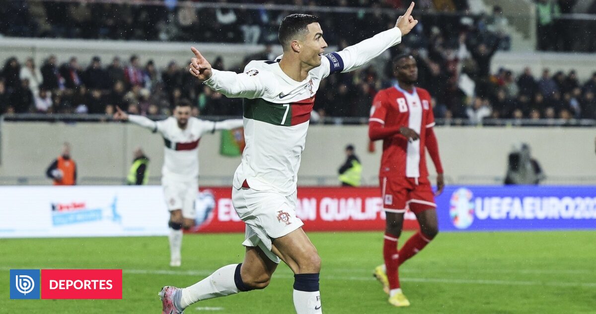 Cristiano Ronaldo liderou Portugal na goleada de Luxemburgo