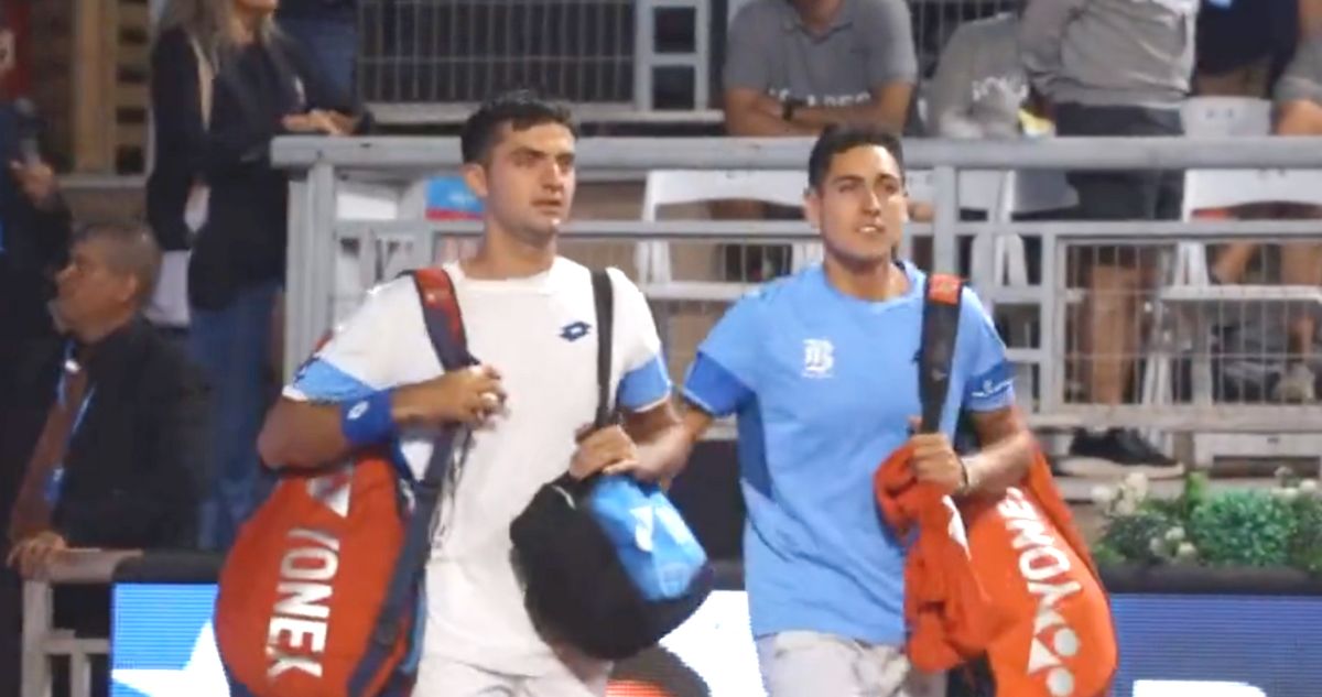 Barrios y Tabilo se bajaron de la semifinal de dobles del Chile Open