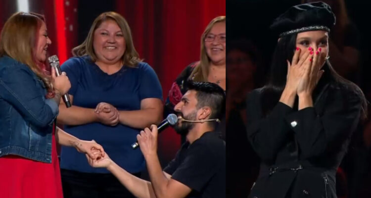 Propuesta matrimonial en The Voice