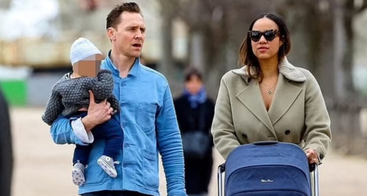 Tom Hiddleston y su hijo