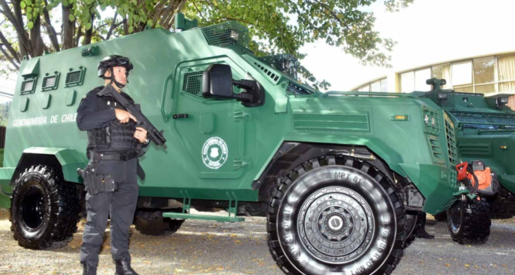 Gendarmería adquiere dos nuevos vehículos blindados