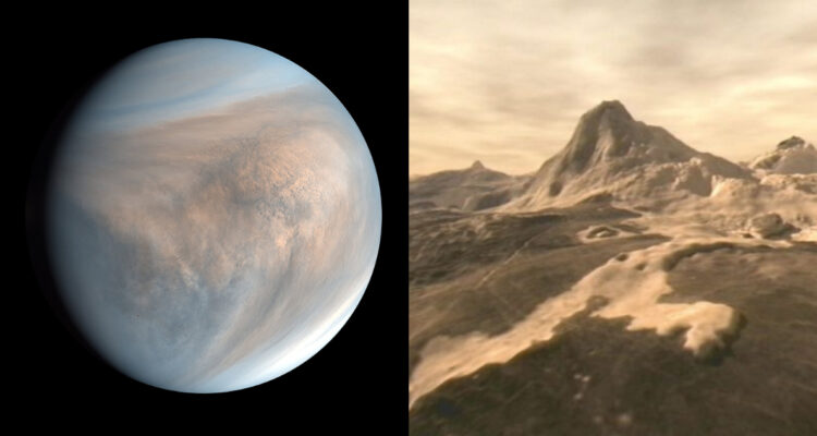 Evidencia de actividad volcánica en Venus