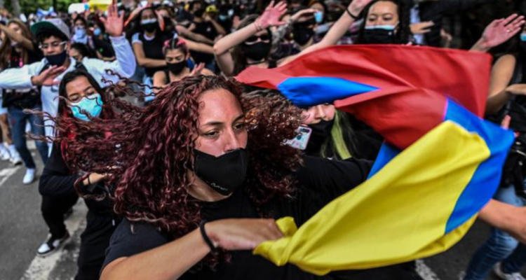 Protesta en Colombia