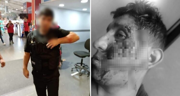 Violenta pelea en supermercado en Los Ángeles