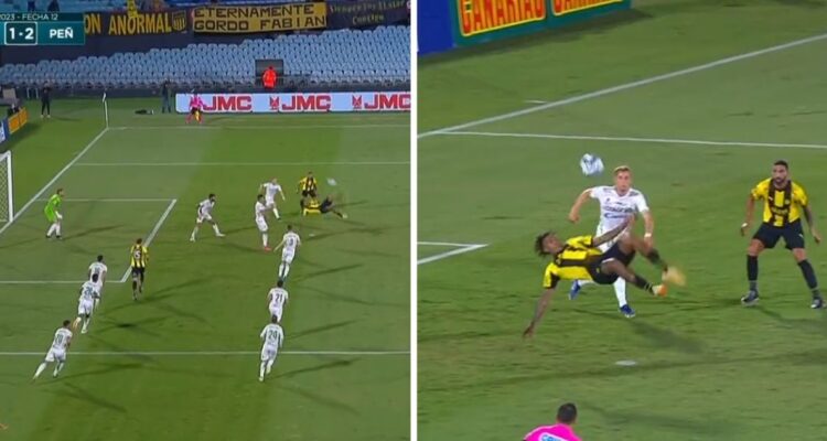 Abel Hernández impactó en Uruguay con golazo de chilena.