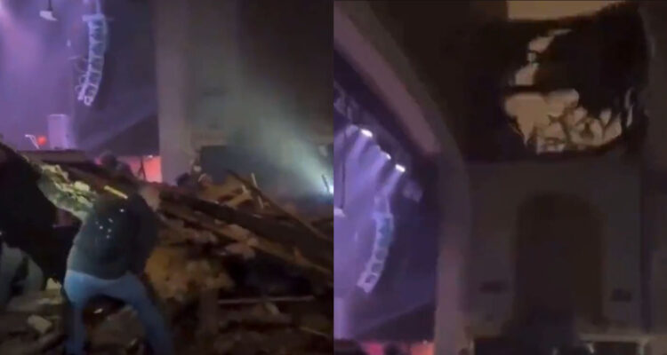 Partes del video sobre el accidente ocurrido en el concierto de Morbid Angel.