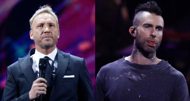 Martín Cárcamo y Adam Levine en Viña