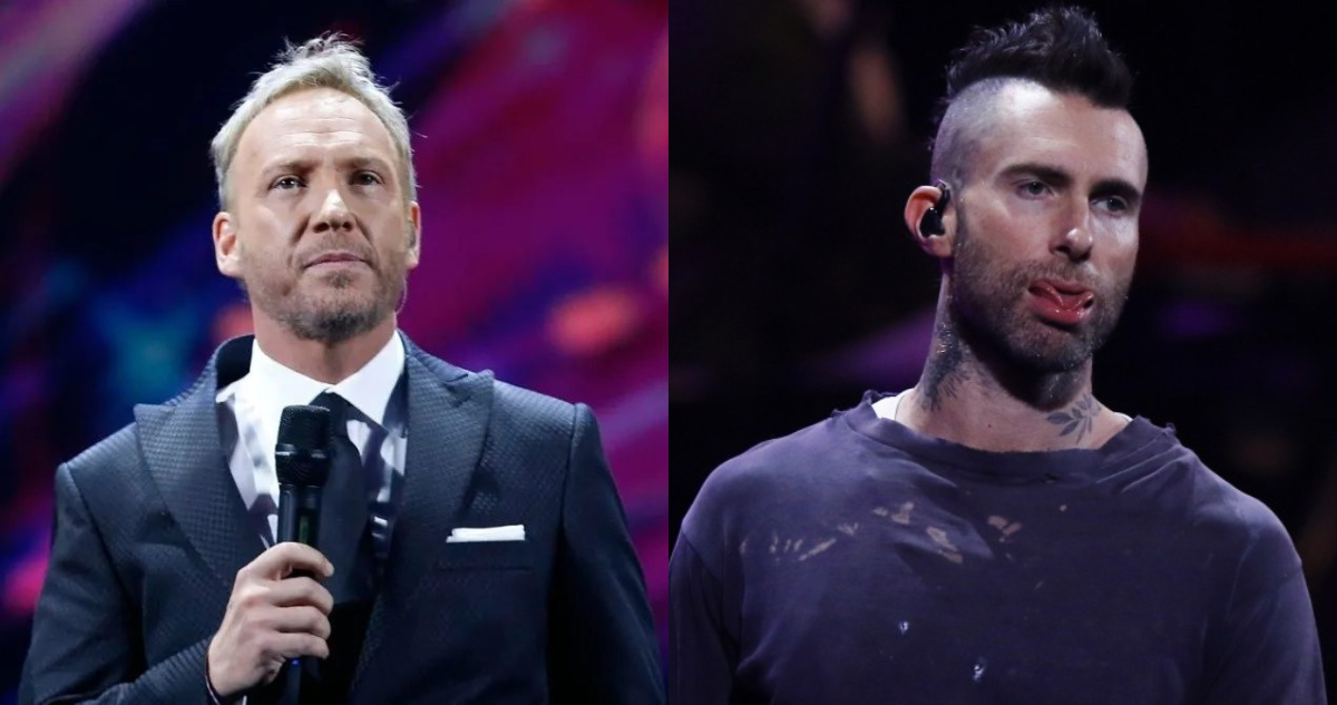 Martín Cárcamo y Adam Levine en Viña