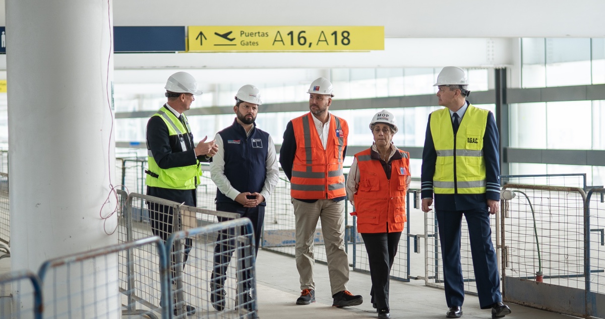 Comienzan obras para modernizar el Terminal Nacional del Aeropuerto de Santiago