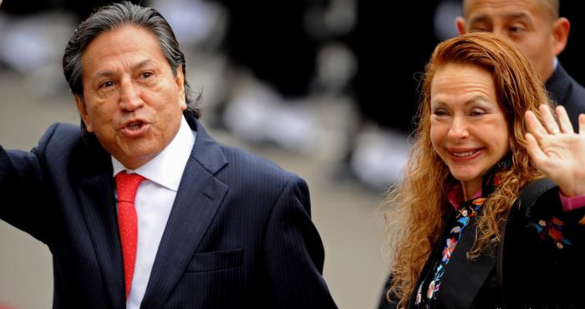 Alejandro Toledo y su esposa, Eliane Karp