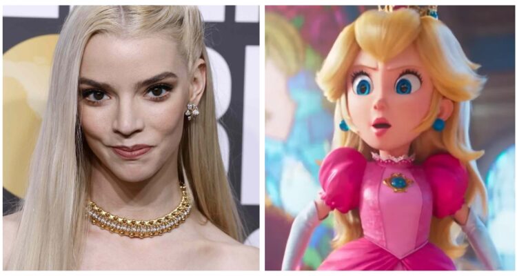 Anya Taylor-Joy se llena de elogios con cosplay de Princesa Peach en alfombra roja de Super Mario Bros