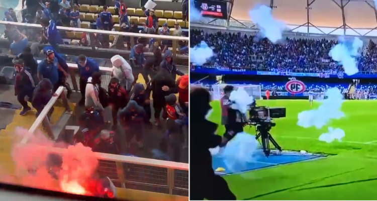 Clásico universitario termina con 7 detenidos tras incidentes que obligaron a suspender el partido