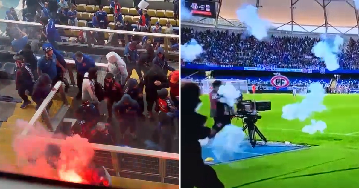 Clásico universitario termina con 7 detenidos tras incidentes que obligaron a suspender el partido