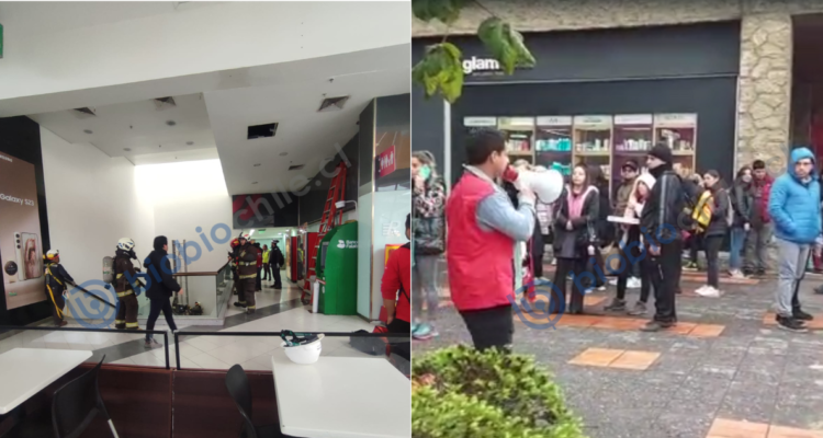 Evacúan a trabajadores y clientes en Mall Plaza Trébol de Talcahuano por reporte de amago de incendio