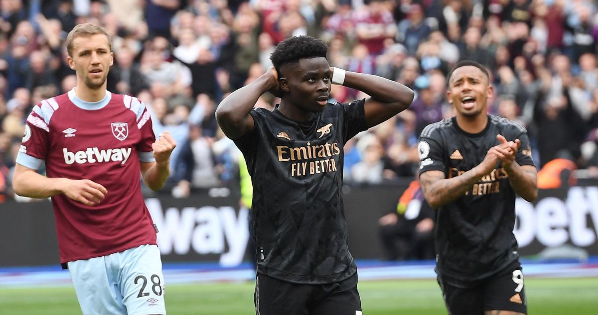 Arsenal volvió a complicarse en la Premier: empató con el West Ham