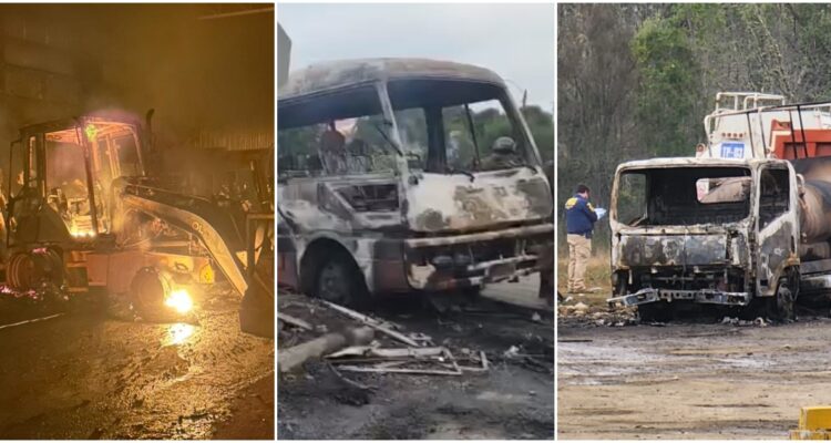 Ataques incendiarios en Macrozona Sur