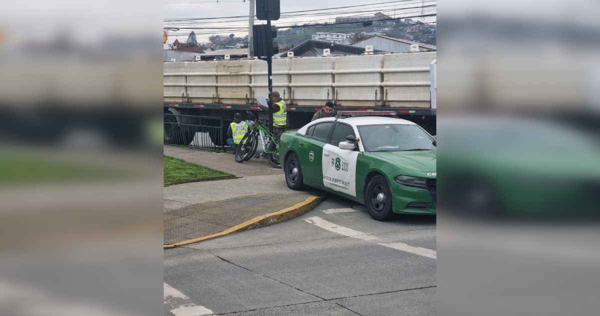 Atropello de trabajador en Puerto Montt
