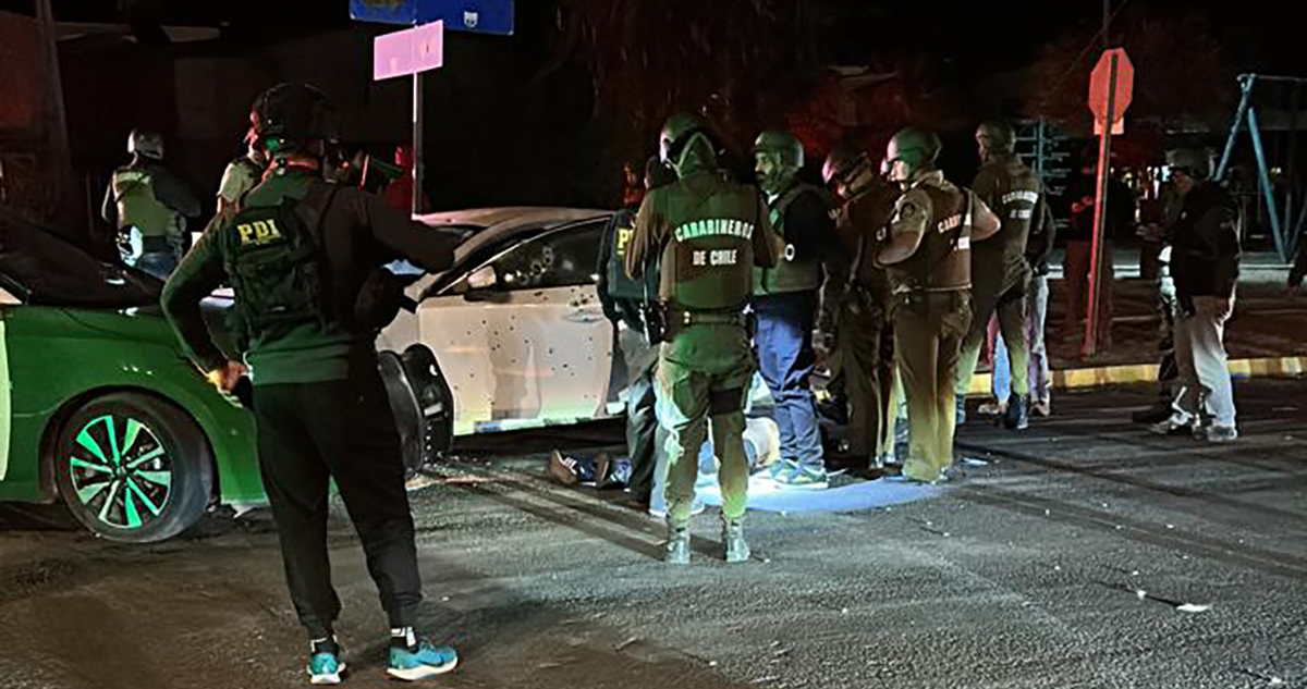 Video capta desenlace de tour criminal que terminó con 2 muertos, heridos y una balacera en Calama