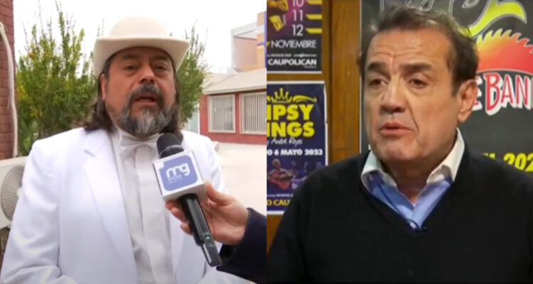 Bombo Fica y José Antonio Aravena, dueño del Teatro Caupolicán, dan sus versiones a la acusacion de estafa.
