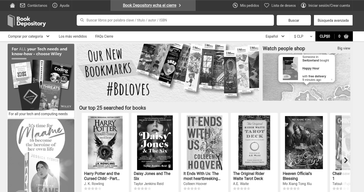 Día negro para la literatura: Amazon cierra Book Depository, una de las mayores librerías online