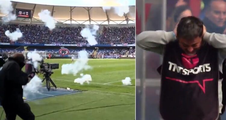 Camarógrafo de TNT Sports fue agredido en Concepción