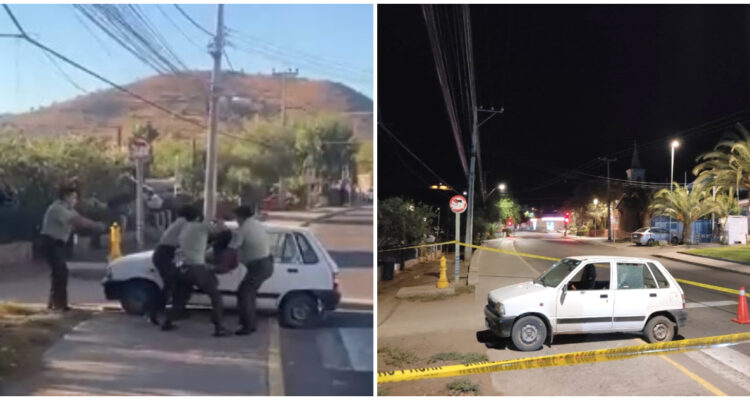 Detienen a delincuentes que intentaron atropellar a carabineros en Monte Patria