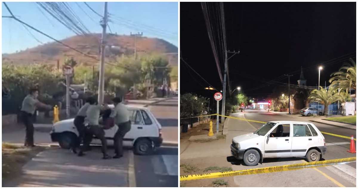 Detienen a delincuentes que intentaron atropellar a carabineros en Monte Patria