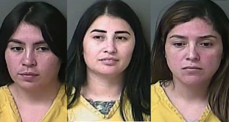 Las tres mujeres chilenas detenidas