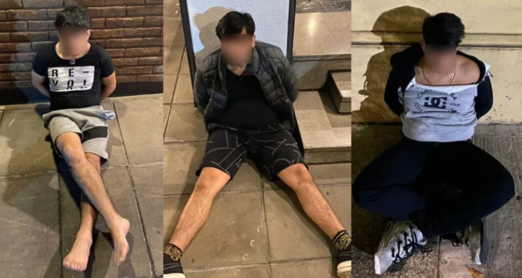 Los tres chilenos detenidos en Argentina