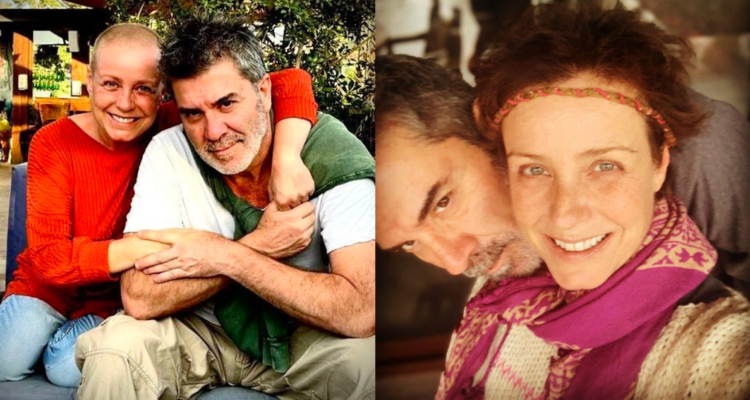 Claudia Conserva junto a su esposo Juan Carlos Valdivia en fotos cargadas a Instagram