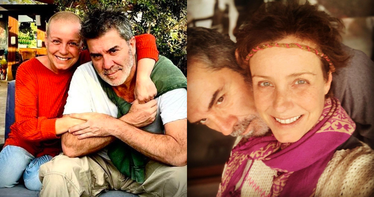 Claudia Conserva junto a su esposo Juan Carlos Valdivia en fotos cargadas a Instagram