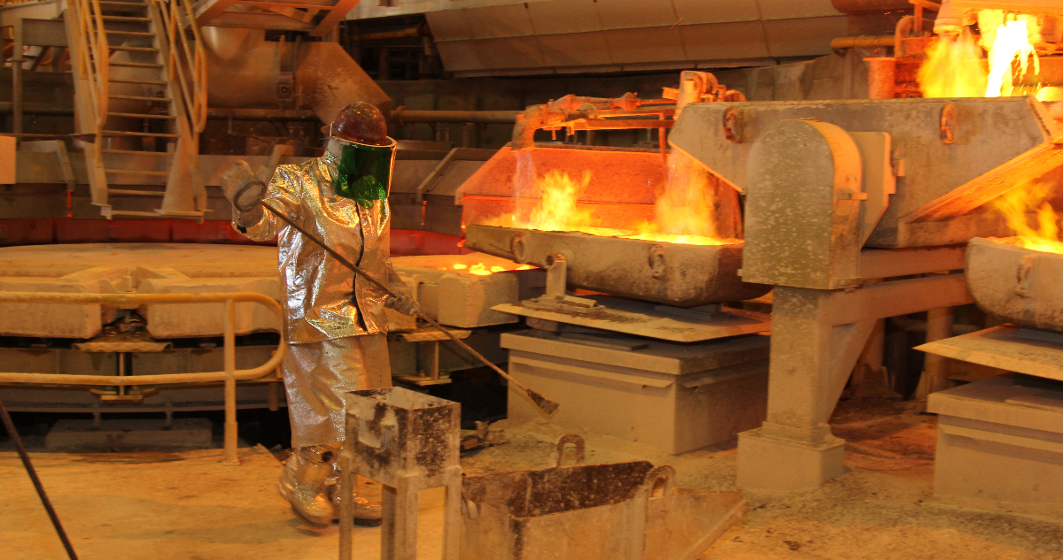 La producción industrial cayó 1,9% marcada por el mal desempeño del cobre
