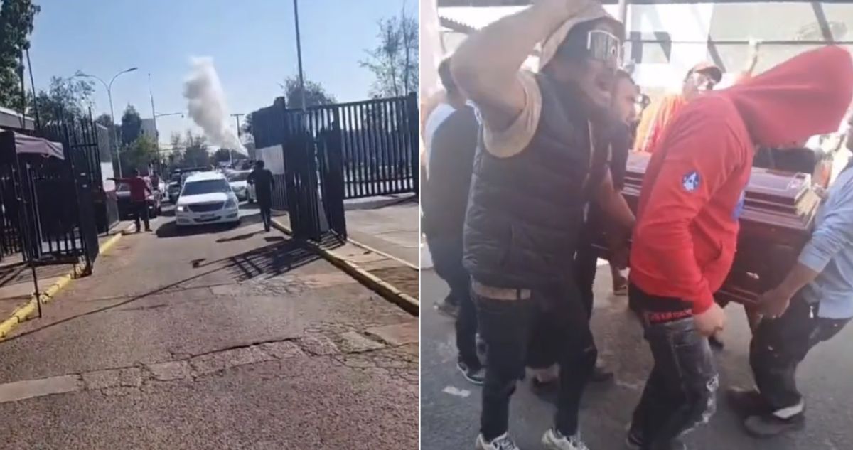 Colo Colo reaccionó al cortejo fúnebre por la fuerza de barrista