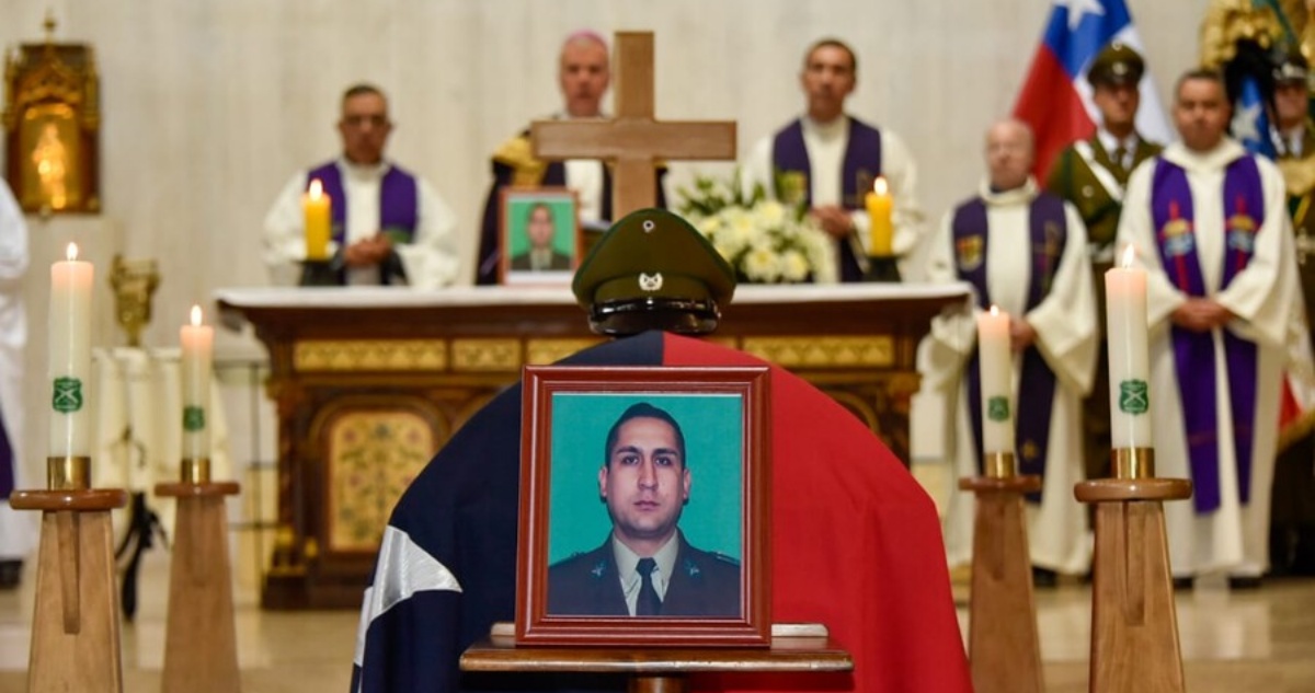 Daniel Palma vuelve a su tierra natal: masivo cortejo fúnebre despide en Rancagua al cabo asesinado