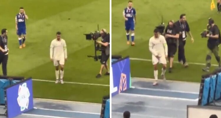 Cristiano Ronaldo tuvo partido para el olvido en el clásico de Arabia Saudita.
