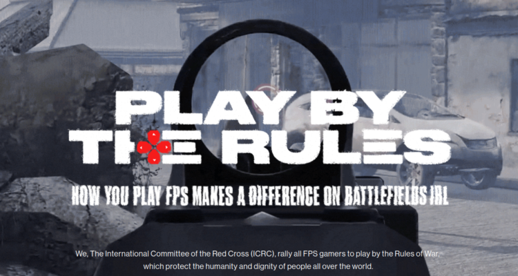 Promoción del desafío “juega siguiendo las reglas”, de la Cruz Roja a los gamers.