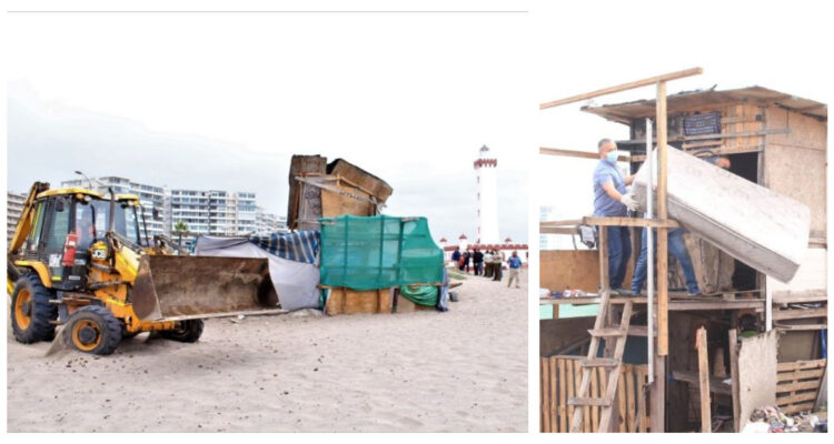 Demolición de casa en La Serena
