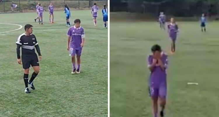 Jugadora Sub 16 de Deportes Concepción salió llorando de partido tras insultos de árbitro.